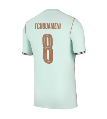 Frankrike Aurelien Tchouameni #8 Bortatröja VM 2026 Kortärmad
